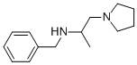 N-BENZYL-1-(1-PYRROLIDINYL)-2-PROPANAMINE分子式结构图