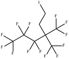 1H,1H,2H,2H-HEPTAFLUORO-3,3-BIS(TRIFLUOROMETHYL)-1-IODOHEXANE分子式结构图