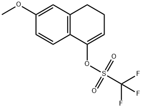 6-甲氧基-3,4-二氢萘-1-基三氟甲磺酸酯分子式结构图