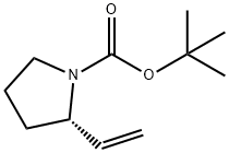 (S)-2-乙烯基吡咯烷-1-羧酸叔丁酯分子式结构图