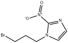 1-(3-Bromopropyl)-2-nitro-1H-imidazole分子式结构图