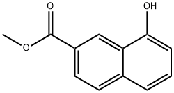 8-羟基-2-萘甲酸甲酯分子式结构图