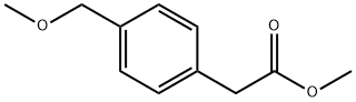 4-(甲氧基甲基)苯乙酸甲酯分子式结构图