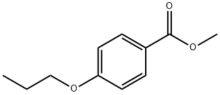 METHYL 4-N-PROPYLOXYBENZOATE分子式结构图