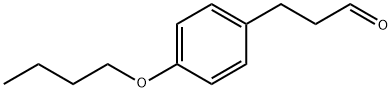 3-(4-丁氧基苯基)丙醛分子式结构图