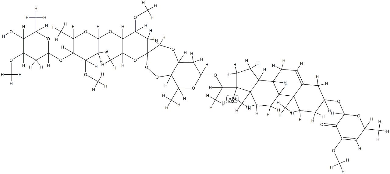 periplocoside B分子式结构图