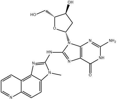 N-(deoxyguanosin-8-yl)-2-amino-3-methylimidazolo(4,5-f)quinoline分子式结构图