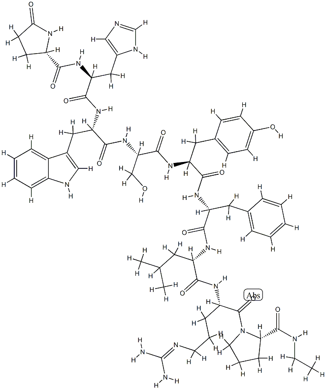 ovurelin分子式结构图