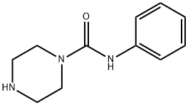 Piperazine-1-carboxylic acid phenylamide分子式结构图