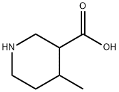 4-甲基六氢吡啶-3-羧酸分子式结构图