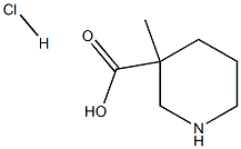 CHLORHYDRATE DE LACIDE METHYL-3 NIPECOTIQUE分子式结构图