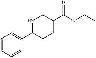 6-苯基哌啶-3-甲酸乙酯分子式结构图