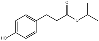 3-(4-羟基苯基)丙酸异丙酯分子式结构图