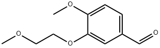 4-甲氧基-3-(2-甲氧基乙氧基)苯甲醛分子式结构图