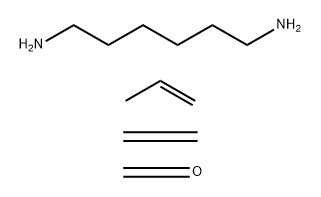 Formaldehyde, reaction products with hexamethylenediamine and oxidized ethylene-propene polymer分子式结构图