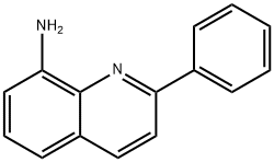 2-苯基-8-氨基喹啉分子式结构图