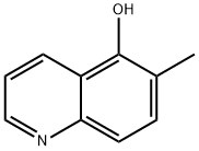 6-甲基喹啉-5-醇分子式结构图