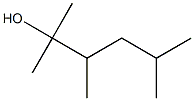 2,3,5-Trimethyl-2-hexanol分子式结构图