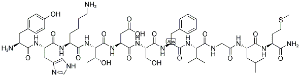 (TYR0)-NEUROKININ A分子式结构图