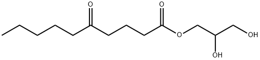 α-Glyceryl-δ-keto-decanoate分子式结构图