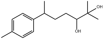 2-METHYL-6-(P-TOLYL)HEPTANE-2,3-DIOL分子式结构图