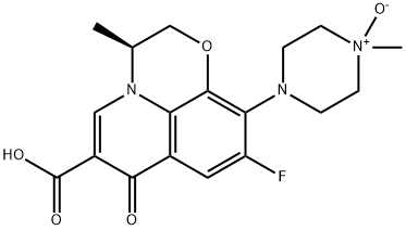 左氧氟沙星N-氧化物分子式结构图