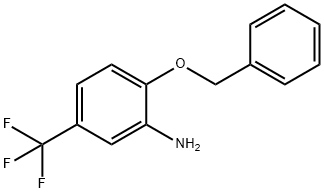 2-(苄氧基)-5-(三氟甲基)苯胺分子式结构图