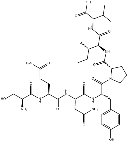 SER-GLU-ASN-TYR-PRO-ILE-VAL分子式结构图