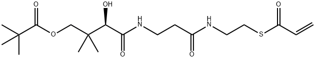 acryl-S-pantetheine-11-pivalate分子式结构图