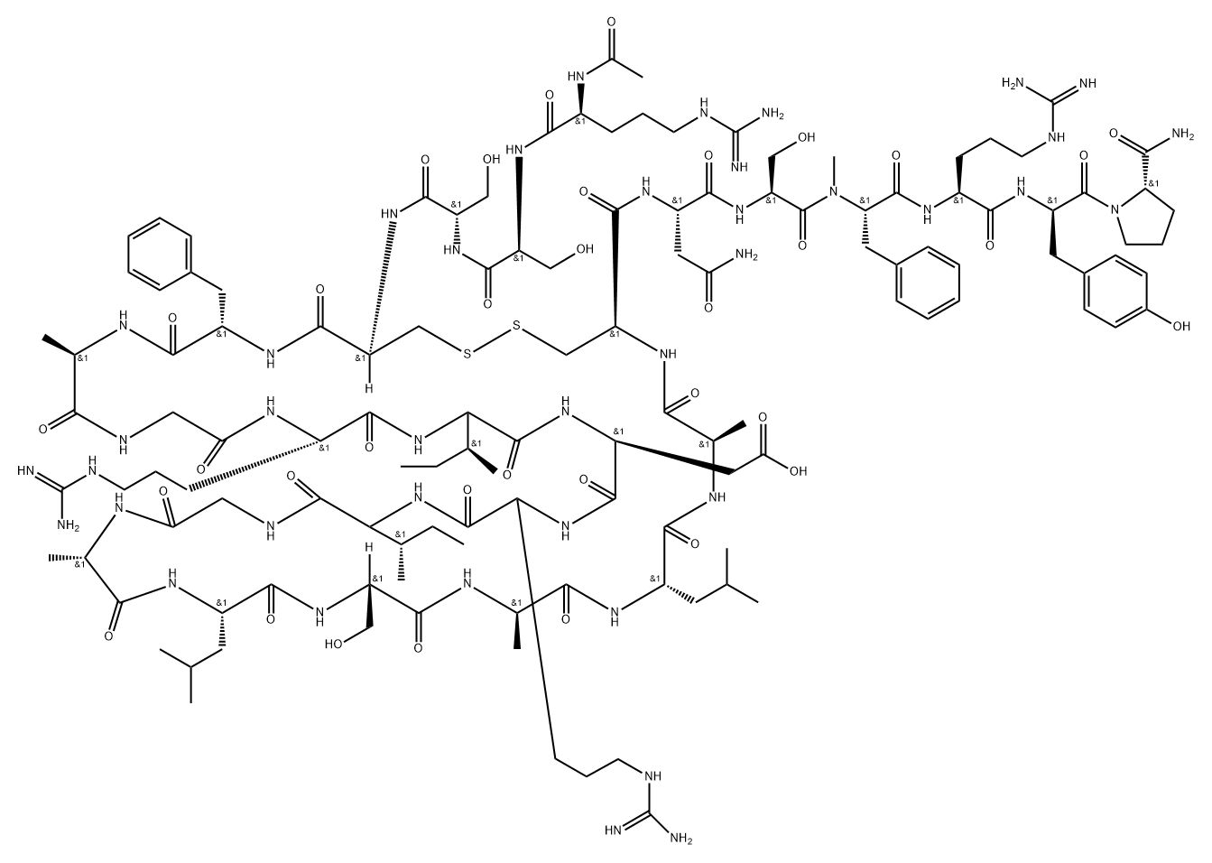 atrial natriuretic factor 270分子式结构图