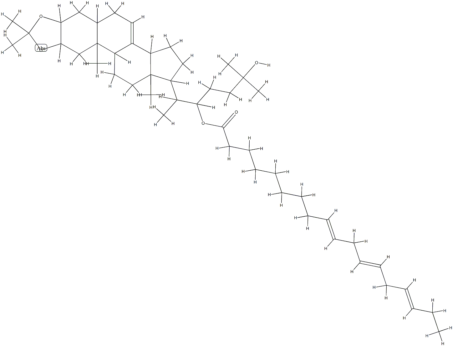 ecdysone 2,3-acetonide分子式结构图