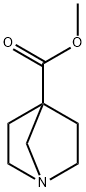 1-Azabicyclo[2.2.1]heptane-4-carboxylic acid分子式结构图