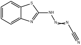 3-Triazenecarbonitrile,1-(2-benzothiazolyl)-(6CI)分子式结构图