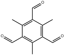 2,4,6-三甲基苯-1,3,5-三甲酰基分子式结构图