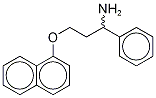 ALPHA-[2-(1-萘基氧基)乙基]苯甲胺分子式结构图