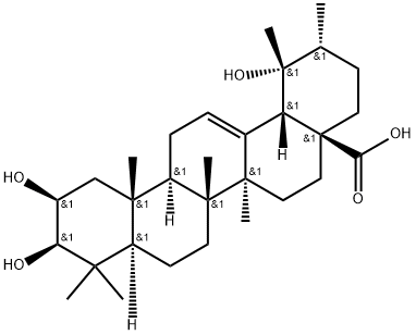 2-表委陵菜酸分子式结构图