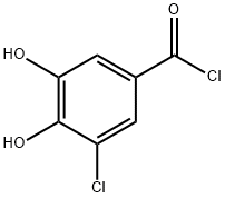 Benzoyl chloride, 3-chloro-4,5-dihydroxy- (9CI)分子式结构图