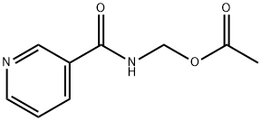 N-acetoxymethylnicotinamide分子式结构图