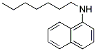 HEPTYL-NAPHTHALEN-1-YL-AMINE分子式结构图