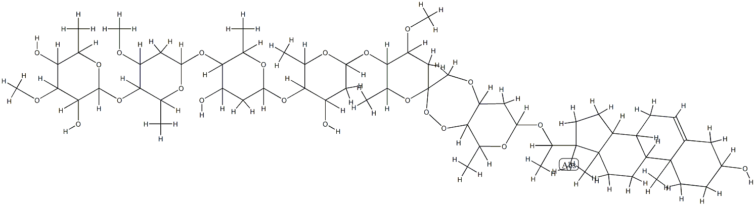 periplocoside J分子式结构图