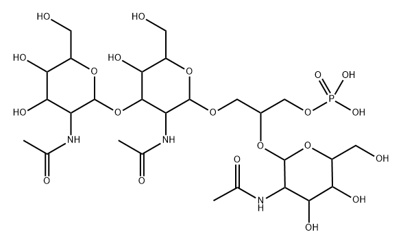 capsular polysaccharide type 6, Actinobacillus pleuropneumoniae分子式结构图