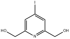 (4-碘吡啶-2,6-二基)二甲醇分子式结构图