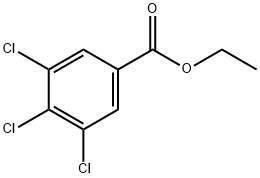 3,4,5-三氯苯甲酸乙酯分子式结构图