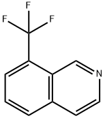 8-(三氟甲基)异喹啉分子式结构图