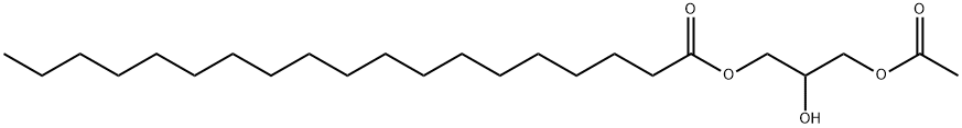 Nonadecanoic Acid 3-(Acetyloxy)-2-hydroxypropyl Ester分子式结构图