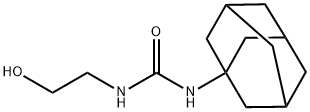 N-1-ADAMANTYL-N'-(2-HYDROXYETHYL)UREA分子式结构图