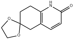 1,5,7,8-四氢螺<1,3-二氧戊环-2,6(2H)-喹啉>-2-酮分子式结构图