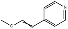 Pyridine, 4-(2-methoxyethenyl)- (9CI)分子式结构图