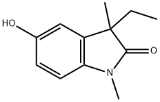 3-Ethyl-5-Hydroxy-1,3-Dimethyl-2,3-Dihydro-1H-Indol-2-One(WXC04136)分子式结构图