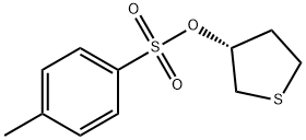 (R)-3-[(P-TOLUENESULFONYL)OXY]TETRAHYDROTHIOPHENE分子式结构图